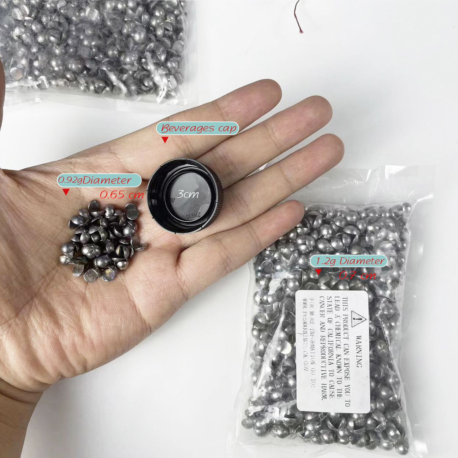 FREE FISHER Open Bite Lead Set Bare Fishing-clip Drop Biting Lead Sinker Weights Split Round Shot Lead Fishing Lure Bait Accessories