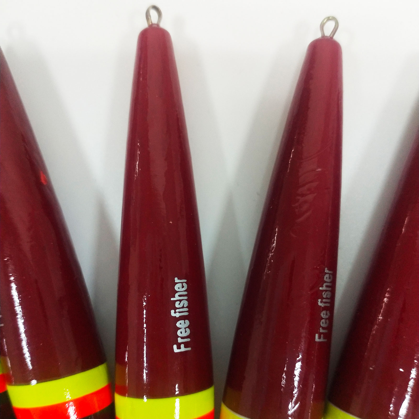 FREE FISHER 10pcs/set Fishing Bobbers Cork Floats Balsa Kit Wood Buoy 5g/14.5cm Buoyancy 3g Fishing Accessories Pesca