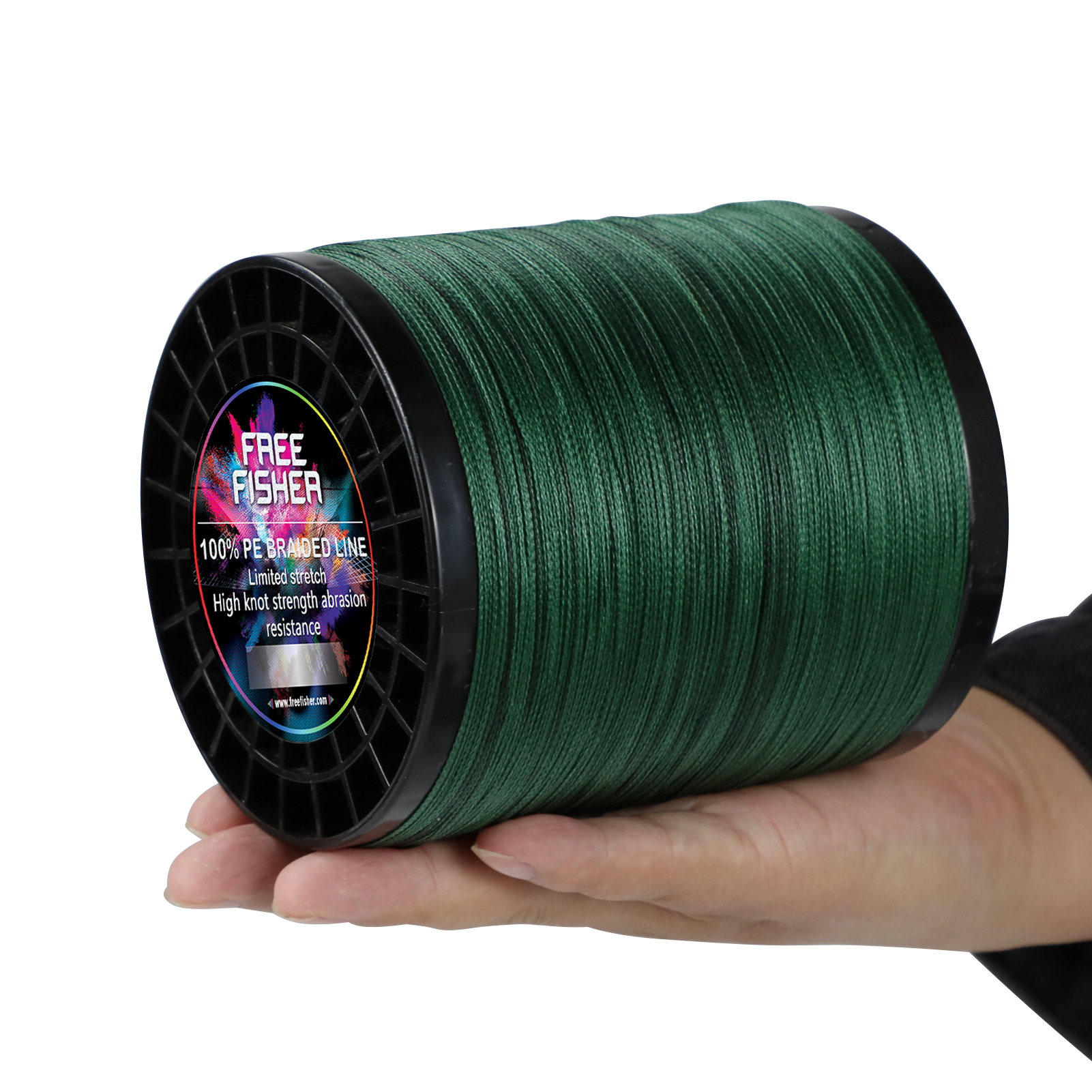 FREE FISHER Fishing Braided Line 2000m 4 Strands Multifilament 100% PE Kite Wire 10LB-100LB 0.1-0.55MM for Sea Fishing