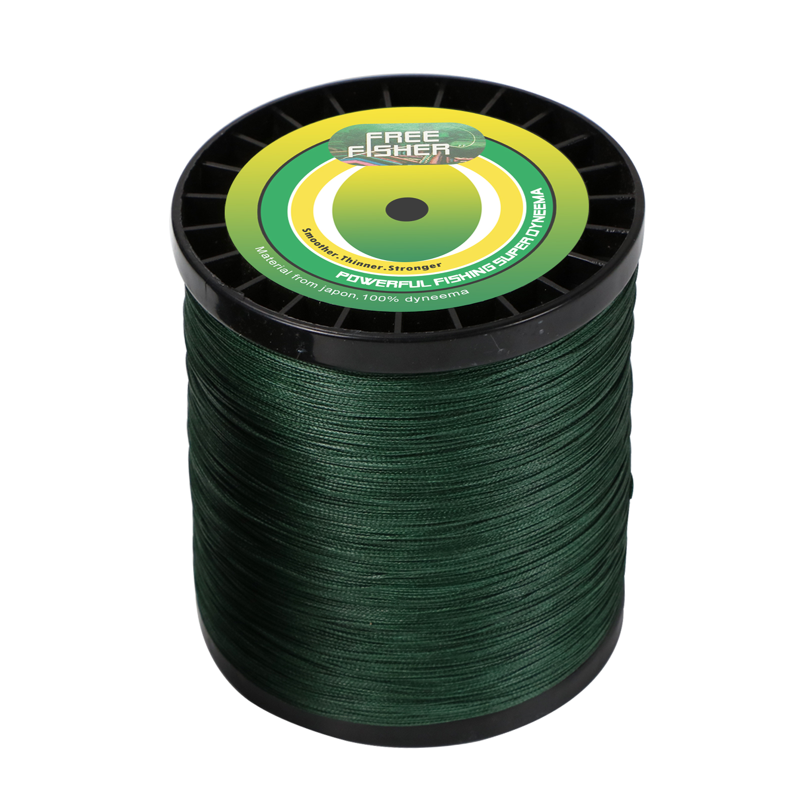 FREE FISHER 1000M PE Braided Fishing Line 8 Strands Multifilament Rope Wire 120LB 135LB 150LB Green Grey Multicolor for Sea Fishing
