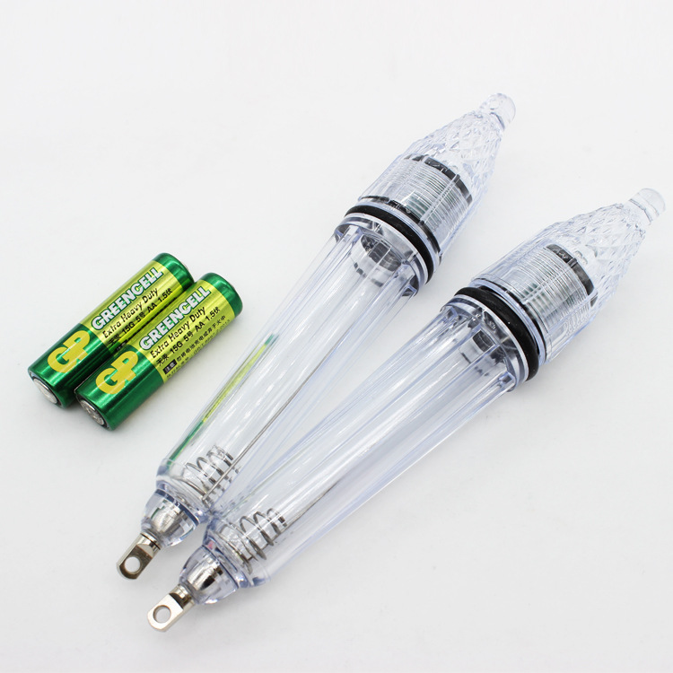 FREE FISHER 10pcs 17cm Fishing Lure Light LED Deep Drop Fishing Squid Underwater Bait Luminous Lure Flash Light Bait Outdoor