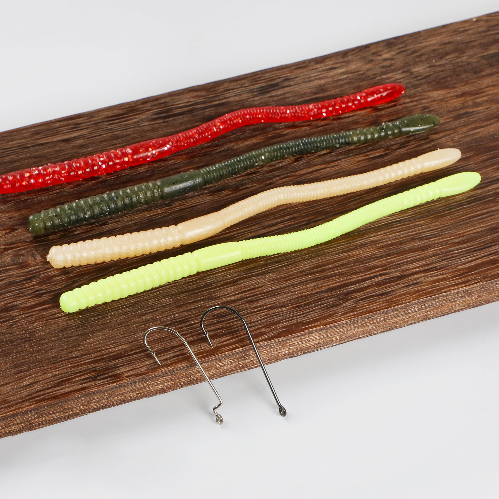 FREE FISHER Soft Fishing Lures Set 24pcs 19cm/10g 15cm/9g Noodle Bug Lures 40pcs Fishing Single Hook Bionic Tackle Soft Baits with Box 