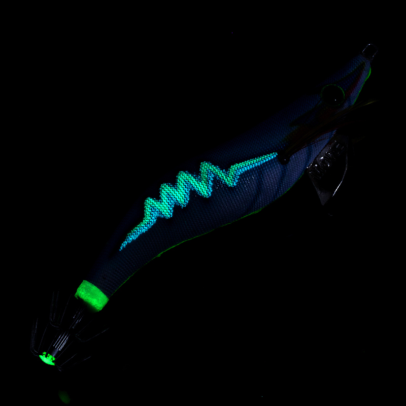 FREE FISHER Hard Bait Fishing Octopus Lure 25#*3.0# Lead Fishing Squid Jig Hook Wooden Shrimp Artificial Fishlure Luminous Cuttlefish Shrimp for Sea Fishing