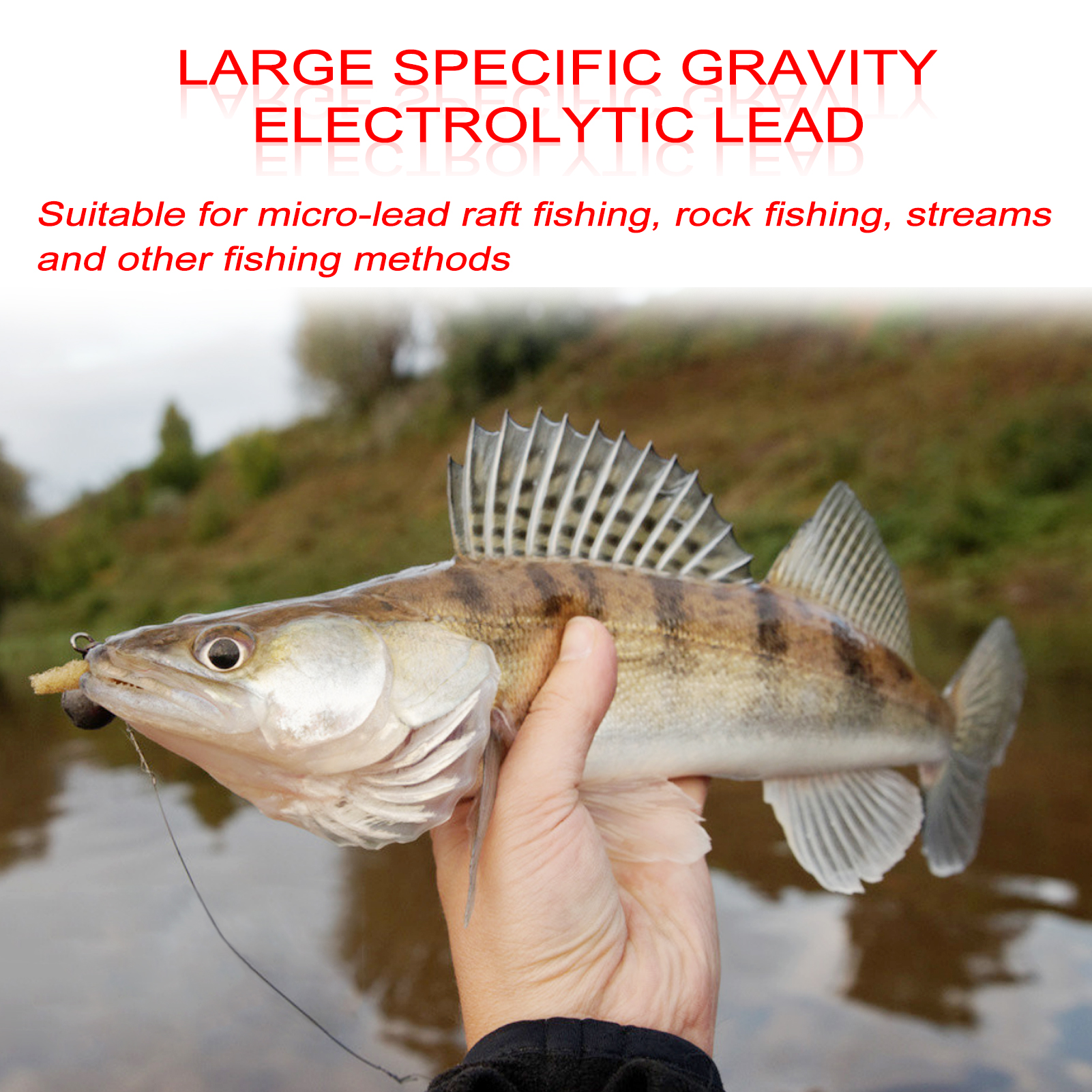 FREE FISHER Mixed Fishing Sinkers Open Bite Lead Set 0.2-2g Bare Fishing-clip Drop Biting Round Plumb Bob Auxiliary Fishing Tackle Gear