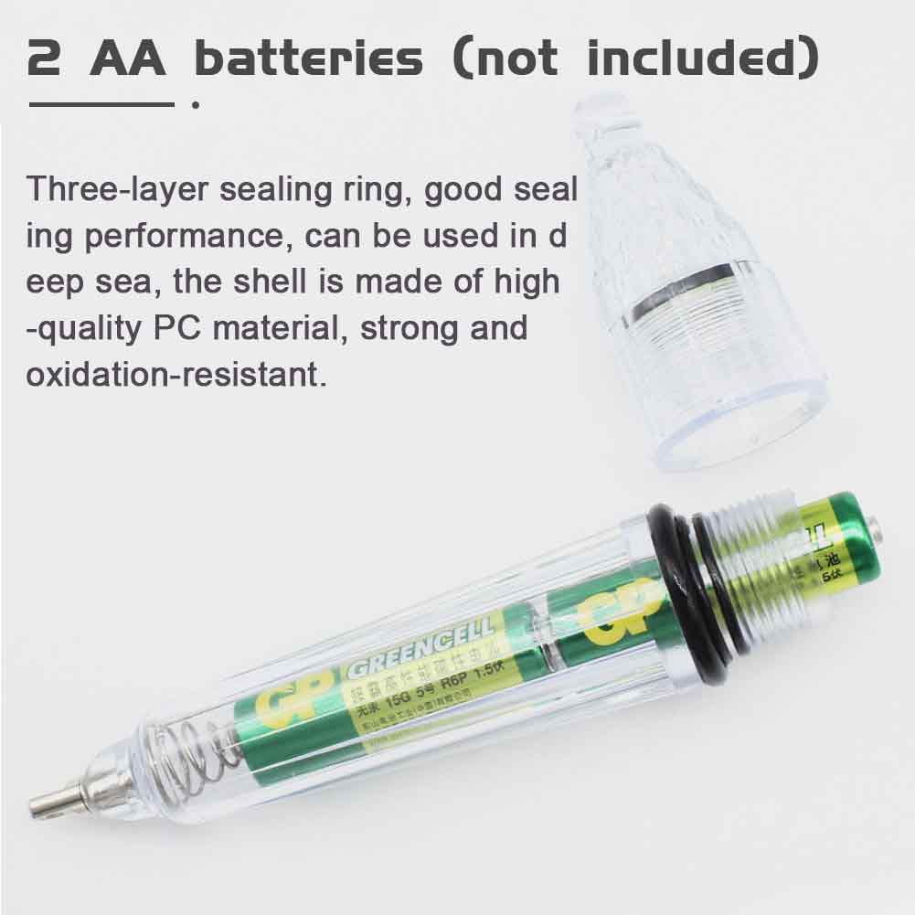 FREE FISHER 10pcs 17cm Fishing Lure Light LED Deep Drop Fishing Squid Underwater Bait Luminous Lure Flash Light Bait Outdoor