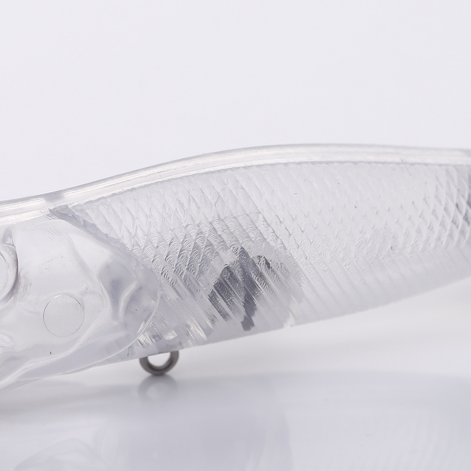 FREE FISHER 25pcs/Lot Fishing Poppers Unpainded Lures Blank Hard Lures Clear Plastic 9cm 10.8g Fishbaits Manual DIY Bait Embryo for Bass