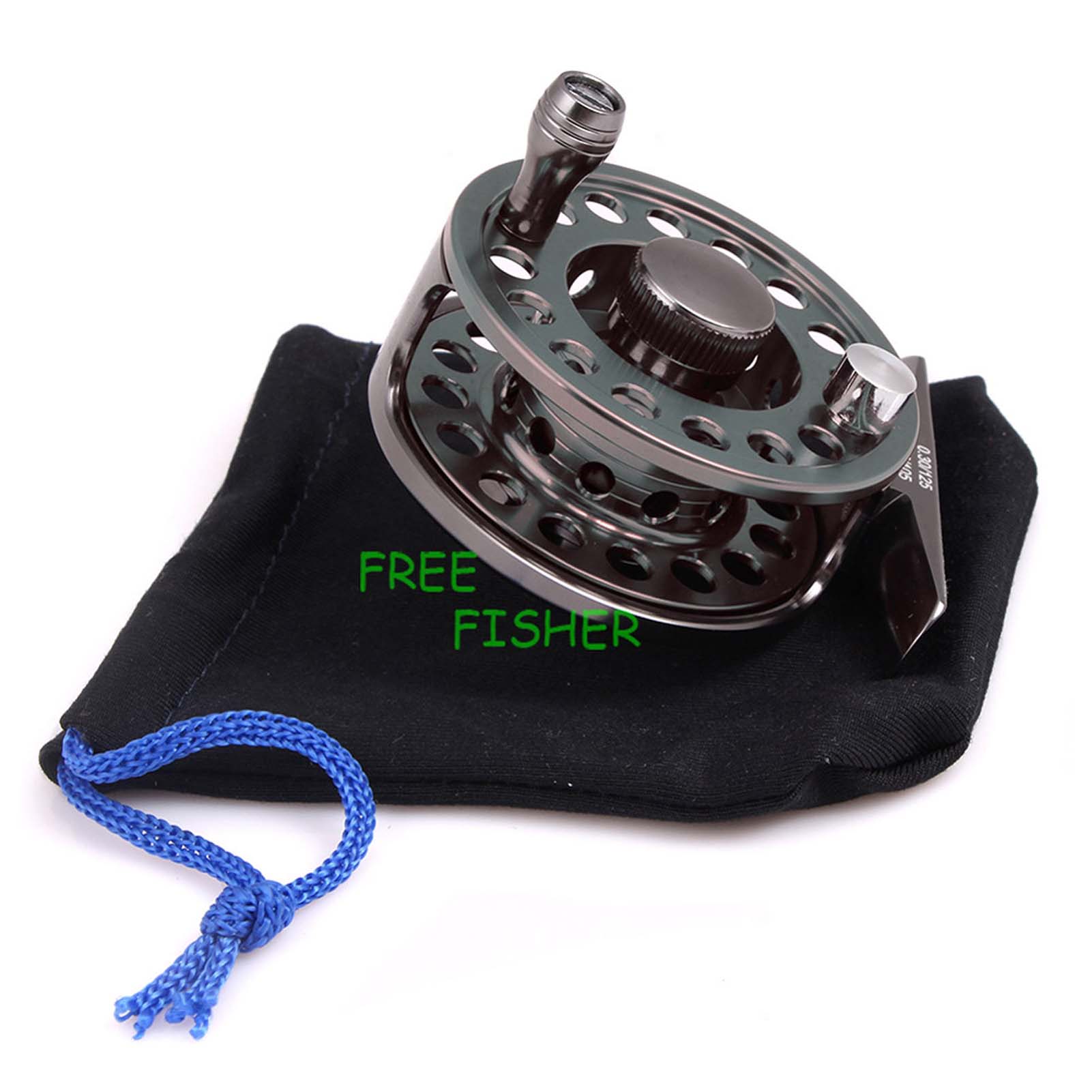 FREE FISHER Fly Fishing Reel 2+1 Ball Bearing 1:1 Lightweight CNC Anodized Aluminum Full Metal Fly Wheels FX60 FX50 Ice Fishing Wheel