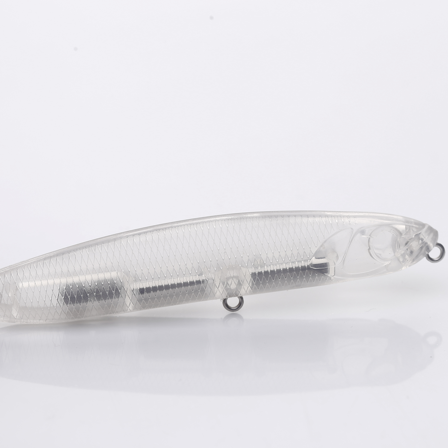 FREE FISHER 20pcs/Set Fishing Unpained Lures Hard Blank Bait Embryo Pencil Lures Clear Plastic Hard Baits 9.5cm 16g Manual DIY Bass Lure