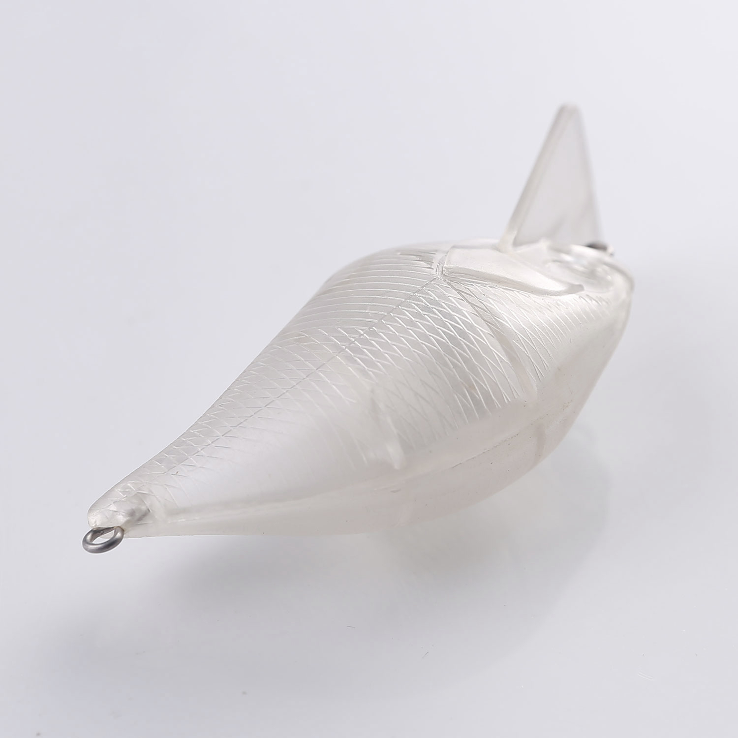 FREE FISHER Fishing Blank Lures Set 10pcs/Lot Unpainted Baits Minnows Crankbaits Pencil Lures Clear Naked Bait Embryo with Ring Eyes