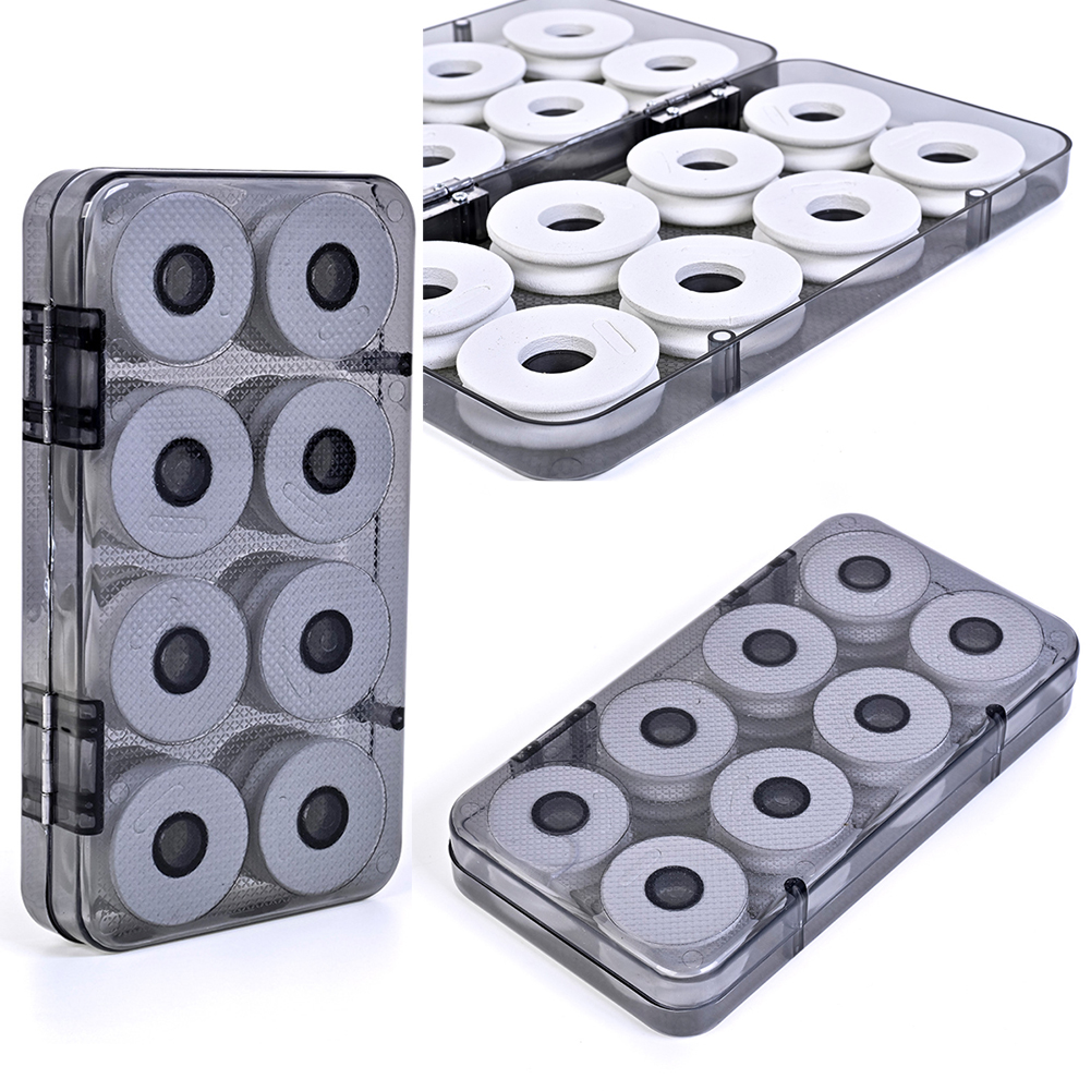 FREE FISHER Main Shaft Box 16-Shaft Winding Line ABS Plastic Box EVA Foam Spool Fishing Tackle Accessories for Freshwater/Saltwater