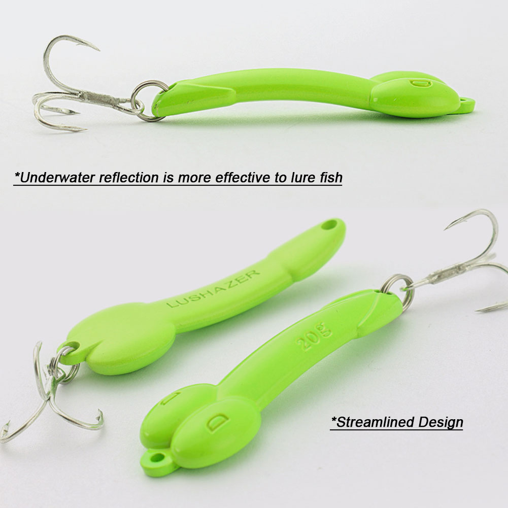 FREE FISHER 5pcs Fishing Metal Spoon Lures 5g 10g 20g Trout Bass Bait Artificial Spinner Baits Horsemouth Sequins with Treble Hook