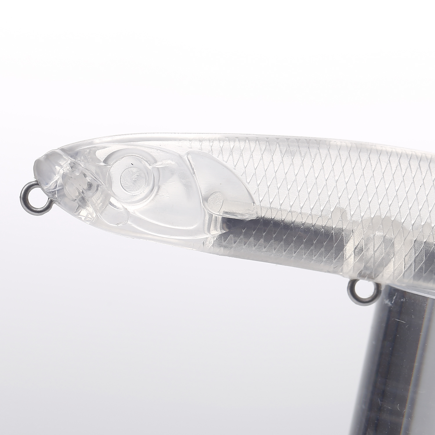 FREE FISHER 20pcs/Set Fishing Unpained Lures Hard Blank Bait Embryo Pencil Lures Clear Plastic Hard Baits 9.5cm 16g Manual DIY Bass Lure