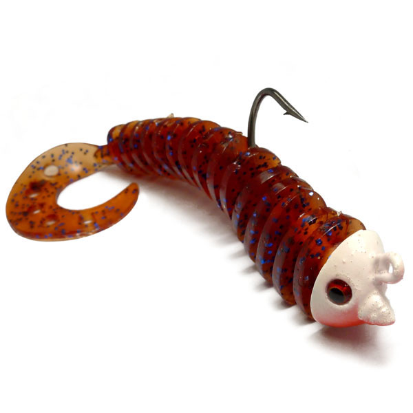 FREE FISHER Fishing Artificial Baits Set 36pcs with Clear Plastic Box Lead Fish Big Soft Wobbler Lures Stainless Steel Swivels for Carp Fishing