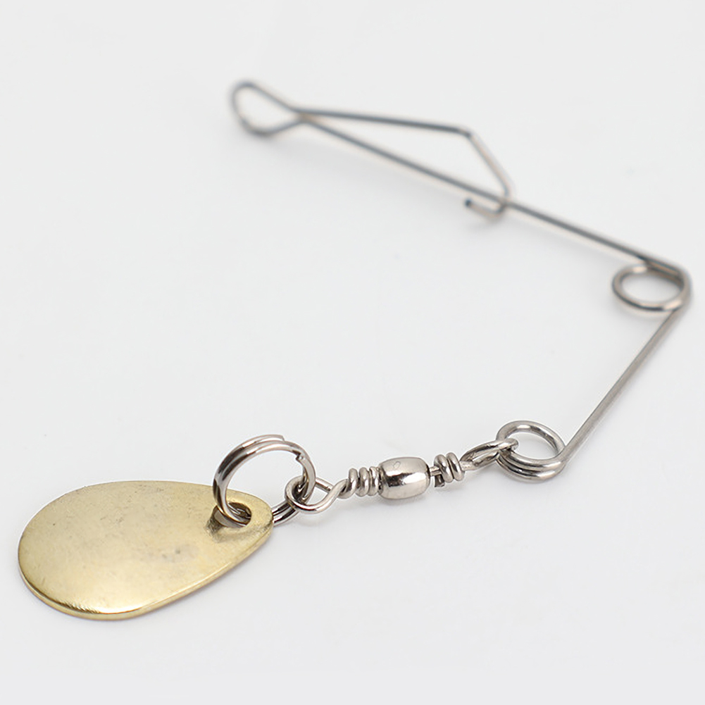 FREE FISHER 20pcs/50pcs Fishing Spinnbaits Bearded Guy Artificial Bait 1.1g Metal Composite Rotating Sequin Swinging Device Buzzbait Accessories for Bass Pike Walleye Fish