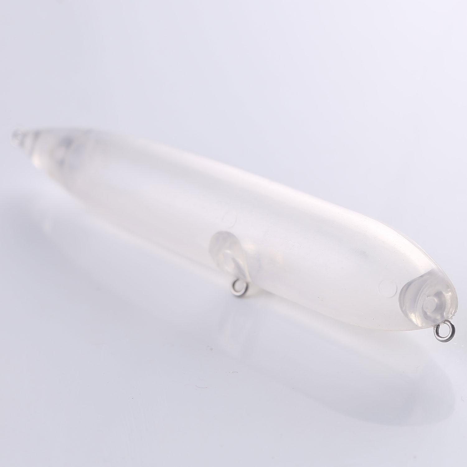 FREE FISHER 20pcs/Lot Fishing Baits Unpainted Blank Hard Lures ABS DIY Crankbaits Minnows Popper VIB Pencil Transparent Artificial Baits Set