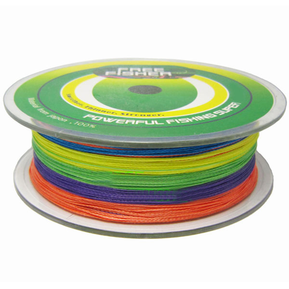 FREE FISHER Fishing Braid Line 300m 4 Strands Multifilament 8-80LB 0.08-0.5mm 100% PE Briaded Wire for Saltwater/Freshwater