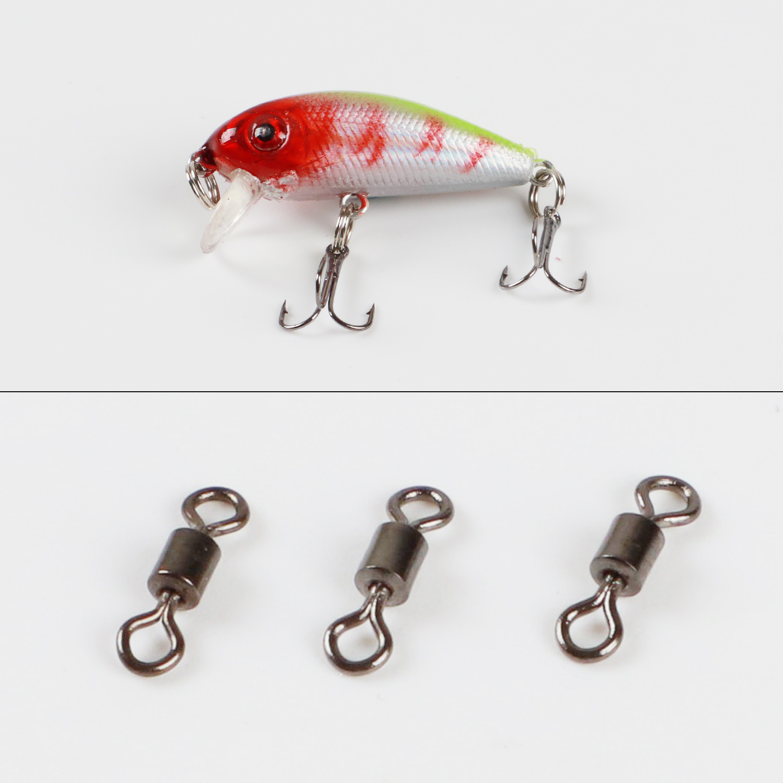 FREE FISHER 69pcs Fishing Lures Set with Box Fish Hooks Floats Swivels Fishing Beads Accessories Lead Jigs Minnow Soft Worms Baits Swimbaits