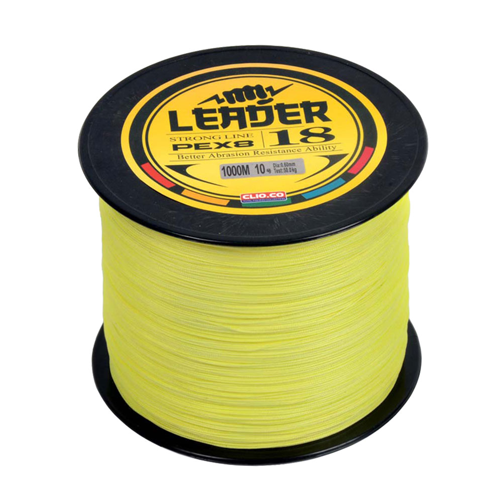 FREE FISHER 1000M PE Braided Line 8 Strands Fishing Line Multifilament Carp Fishing Lines Kite Wire 1093 Yards for Saltwater/Freshwater