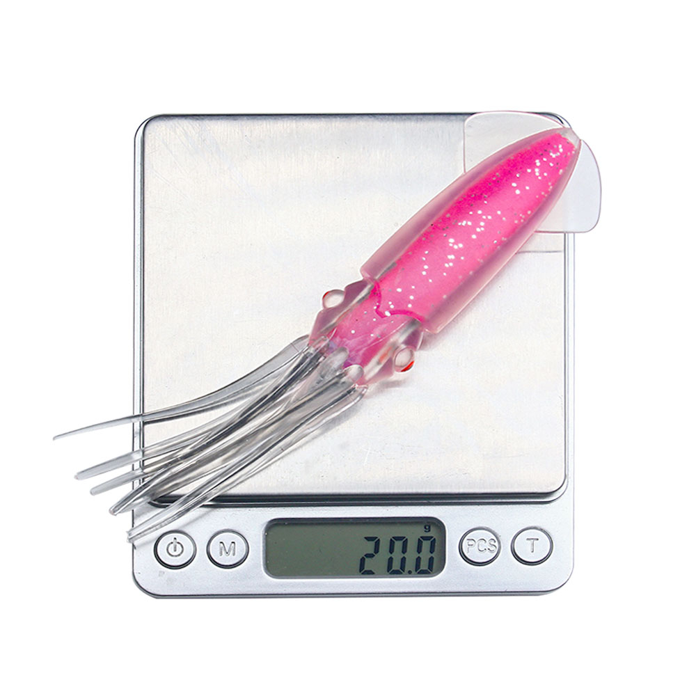 FREE FISHER 3pcs/6pcs Fishing Soft Octopus Lures 12cm 12.7g Rubber Skirts Colorful Squids 15cm 20g Hollow Tube Artificial Baits Pesca