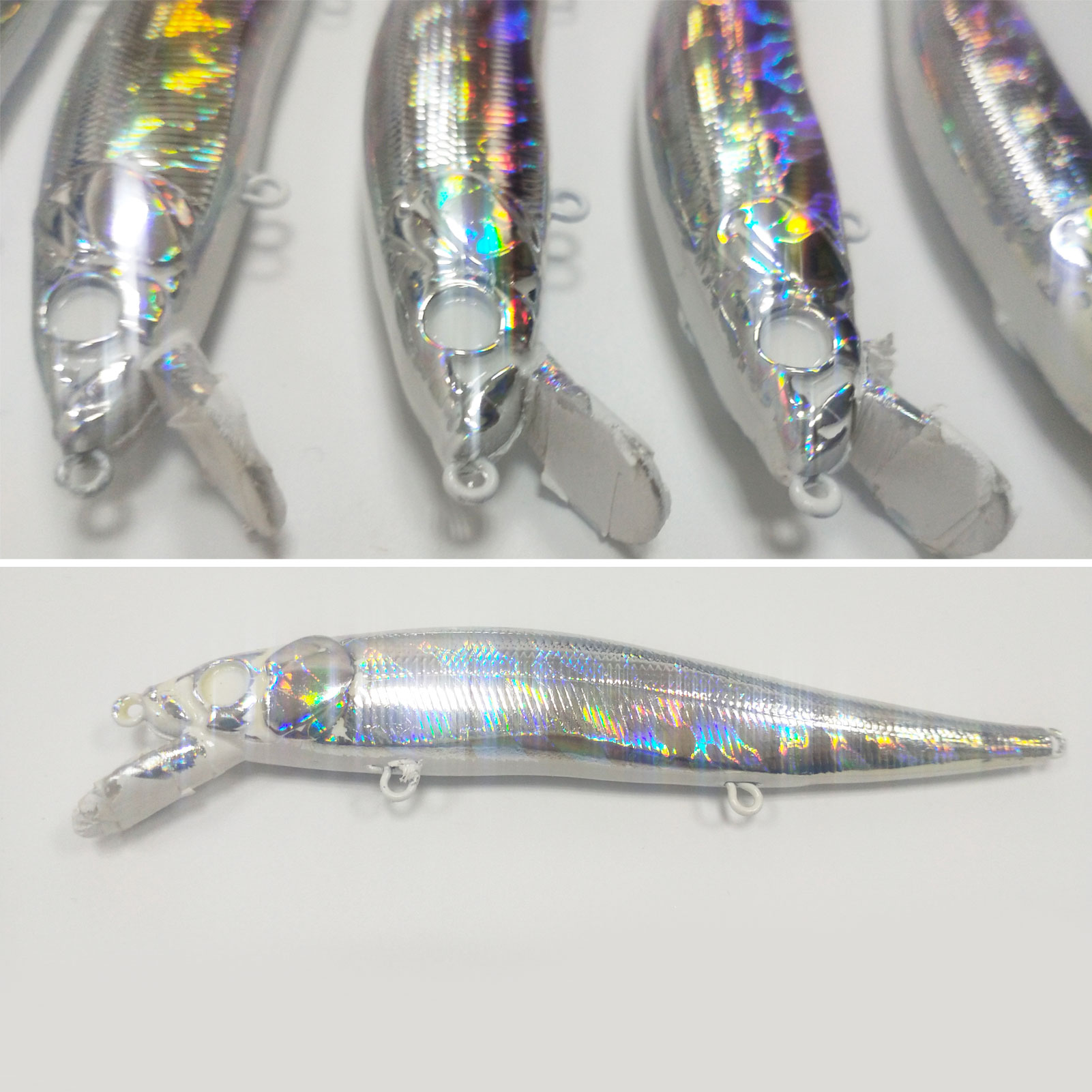 Wholesale Crankbait Hard Fishing Lures Holographic Slow Sinking Jerkbaits
