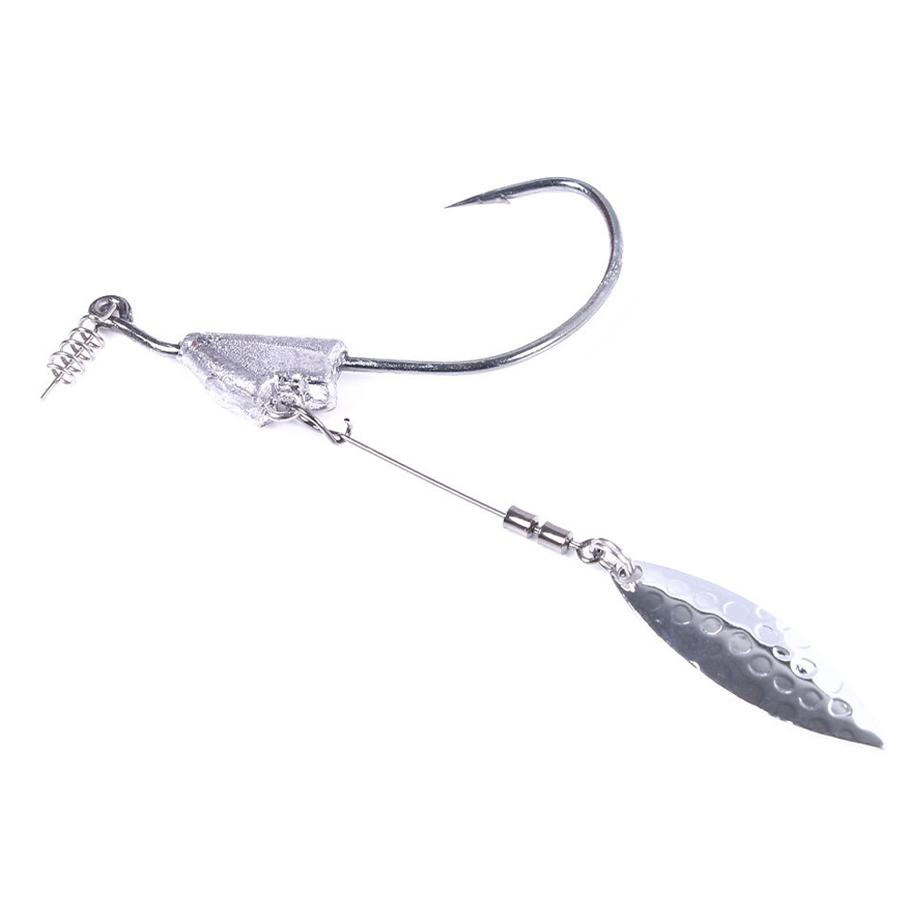 FREE FISHER Fishing Accessory Spring Pin Sequins Lead Crank Hooks 1/0 3/0 5/0 High Carbon Steel Fishhooks Swivels Snap for Freshwater/Saltwater