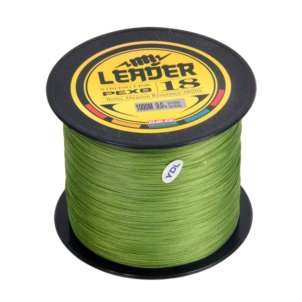 FREE FISHER 1000M PE Braided Line 8 Strands Fishing Line Multifilament Carp Fishing Lines Kite Wire 1093 Yards for Saltwater/Freshwater