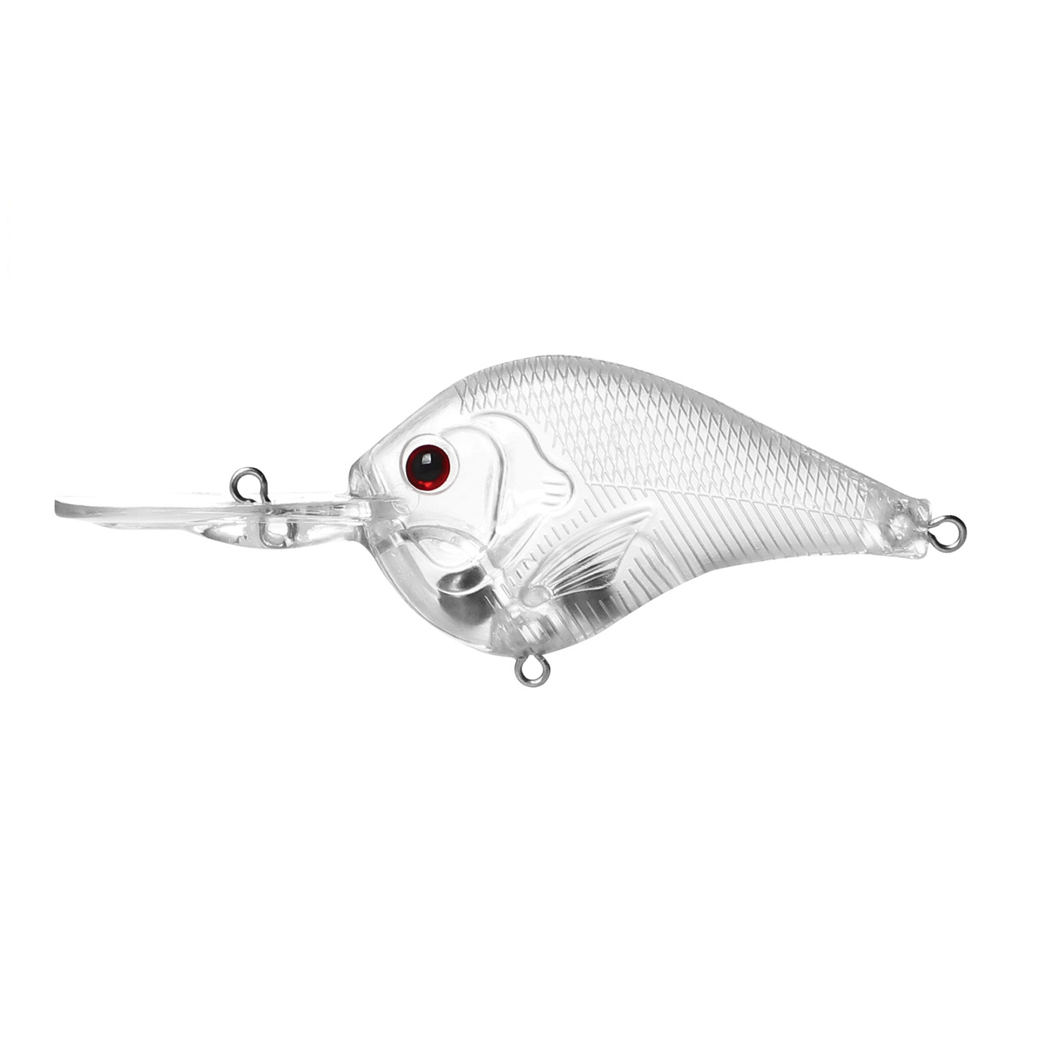 FREE FISHER Fishing Blank Lures Set 10pcs/Lot Unpainted Baits Minnows Crankbaits Pencil Lures Clear Naked Bait Embryo with Ring Eyes