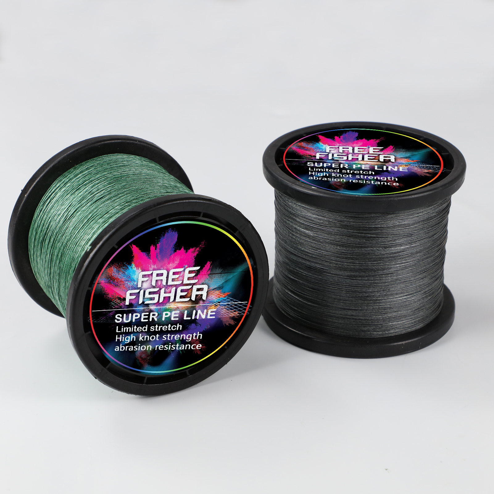 FREE FISHER Super Fishing Braided Line 10-150LB 300m 8 Strands Multifilament PE Braid Wire 0.1-0.7MM Kite Line