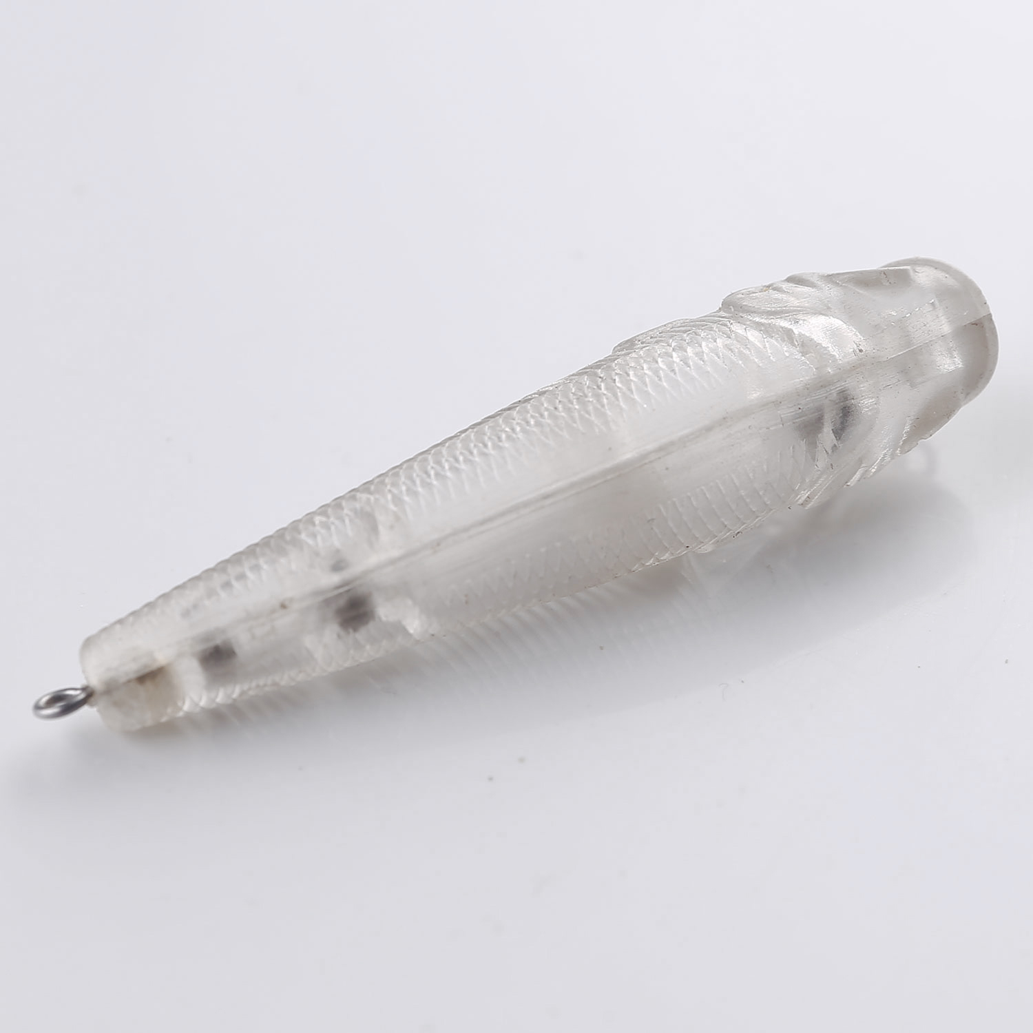 FREE FISHER 25pcs/Lot Unpainted Lures 7cm 5.7g Fishing Pencil Lure Clear Plastic Bait DIY Laser Blank Lure Embryo Fishbaits for Fishing Bass