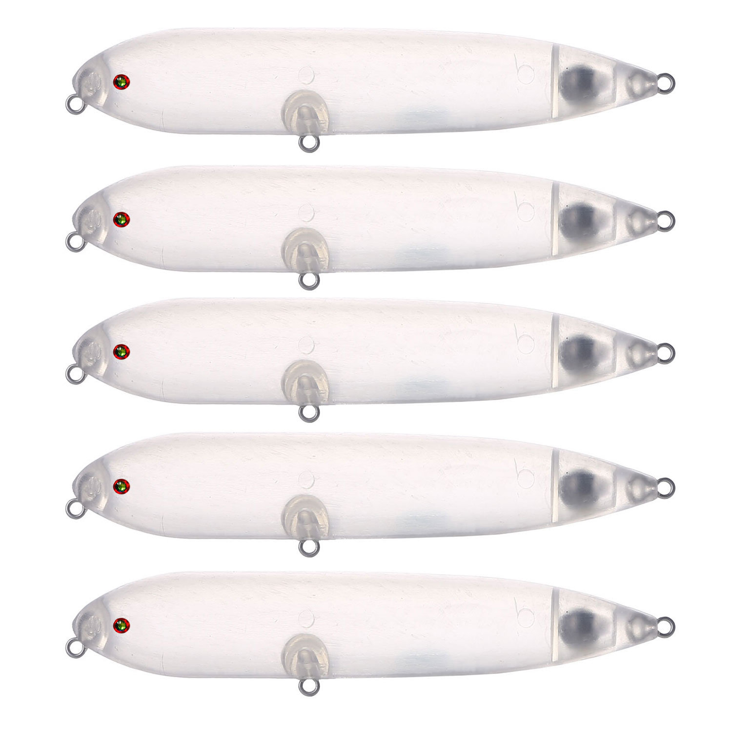 GYFISHING Set Of Unpainted 5 Walk Dog Topwater Blanks For Fishing Lure  Blanks From Ai792, $20.31