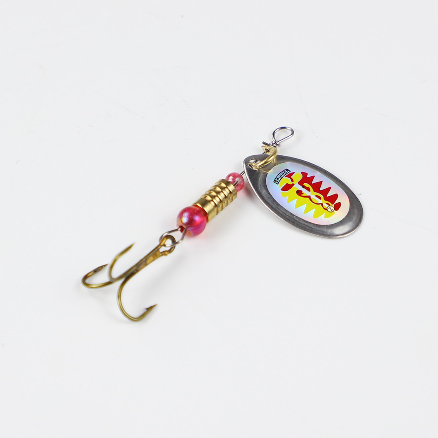 FREE FISHER 30pcs/Box Spinnerbaits 2.5-4g Metal Fishing Spoons Lures Assorted Bass Trout Mixed Spinner Baits Set for Freshwater Saltwater