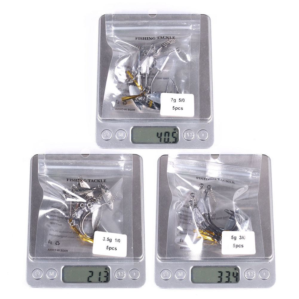 FREE FISHER Fishing Accessory Spring Pin Sequins Lead Crank Hooks 1/0 3/0 5/0 High Carbon Steel Fishhooks Swivels Snap for Freshwater/Saltwater