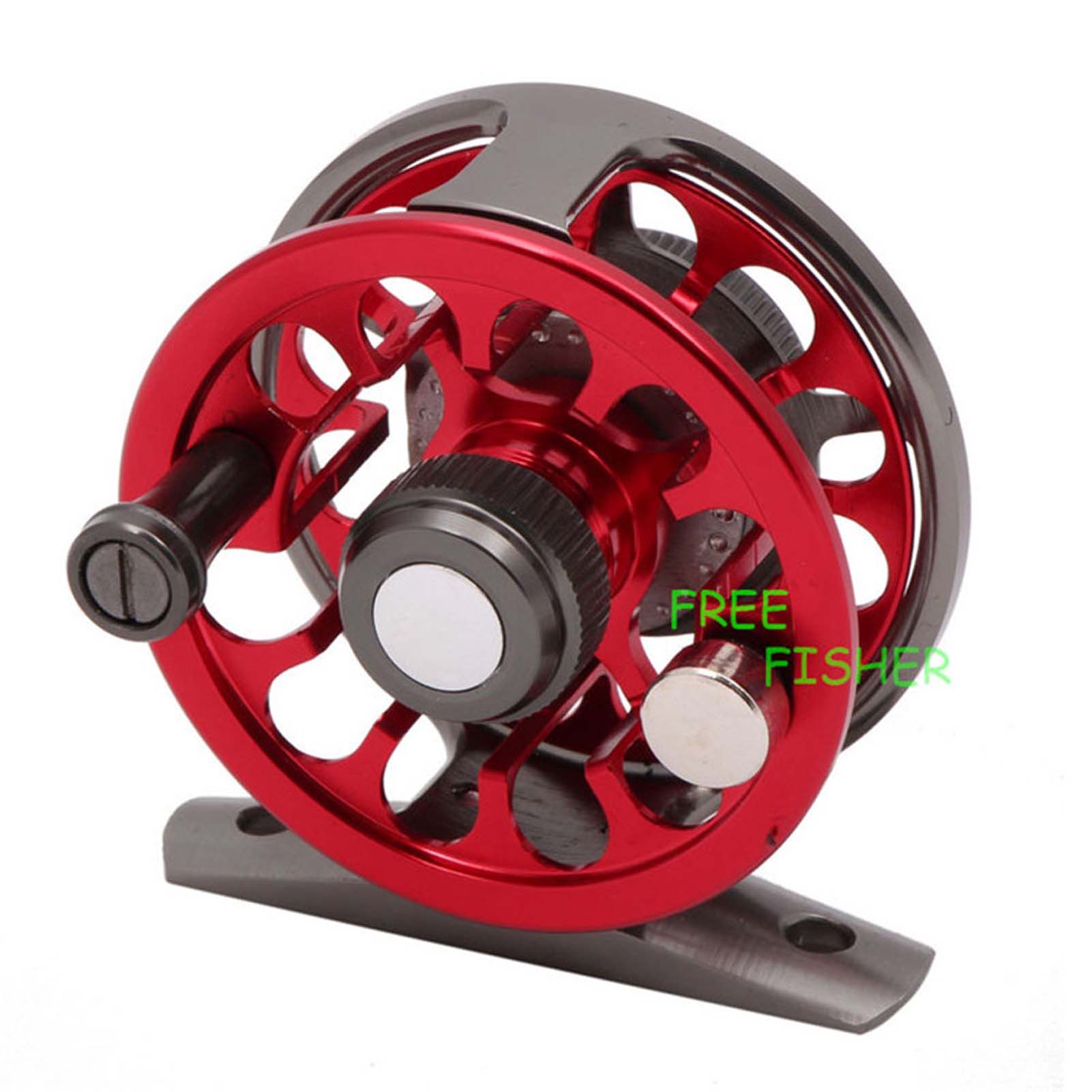FREE FISHER Fly Fishing Reel 2+1 Ball Bearing 1:1 Lightweight CNC Anodized Aluminum Full Metal Fly Wheels FX60 FX50 Ice Fishing Wheel