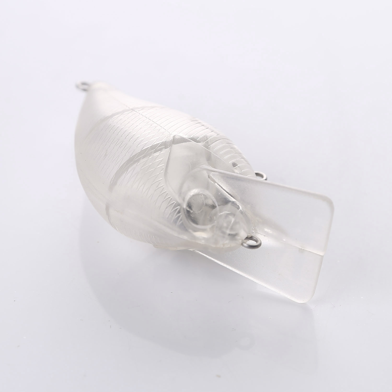 FREE FISHER 30pcs Mixed Unpainted Lures Fishing Blank Baits Set Crankbaits Minnows Pencil Blures VIB Clear Baits Naked Bait Embryo with 3D Eyes