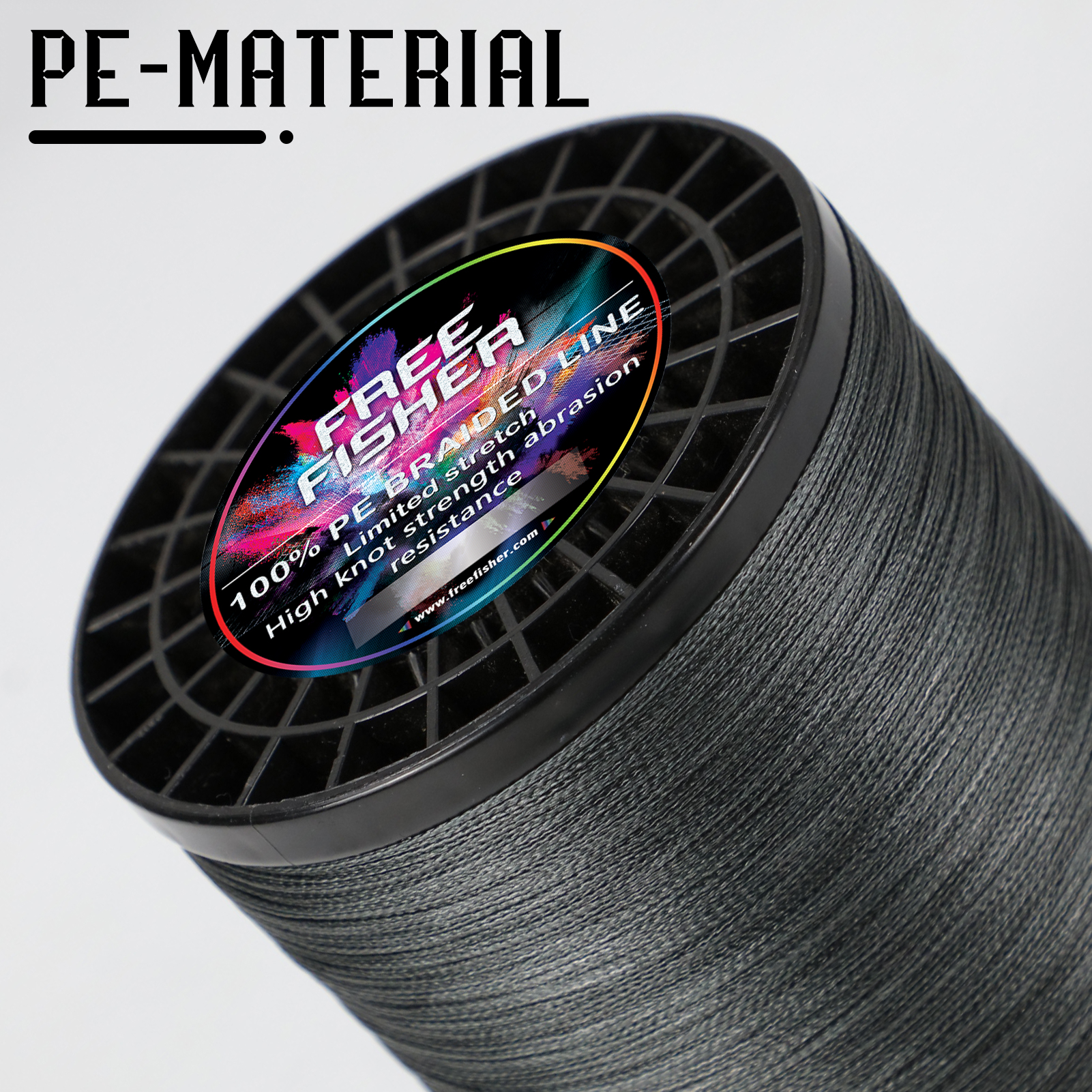 FREE FISHER Fishing Braided Line 2000m 4 Strands Multifilament 100% PE Kite Wire 10LB-100LB 0.1-0.55MM for Sea Fishing