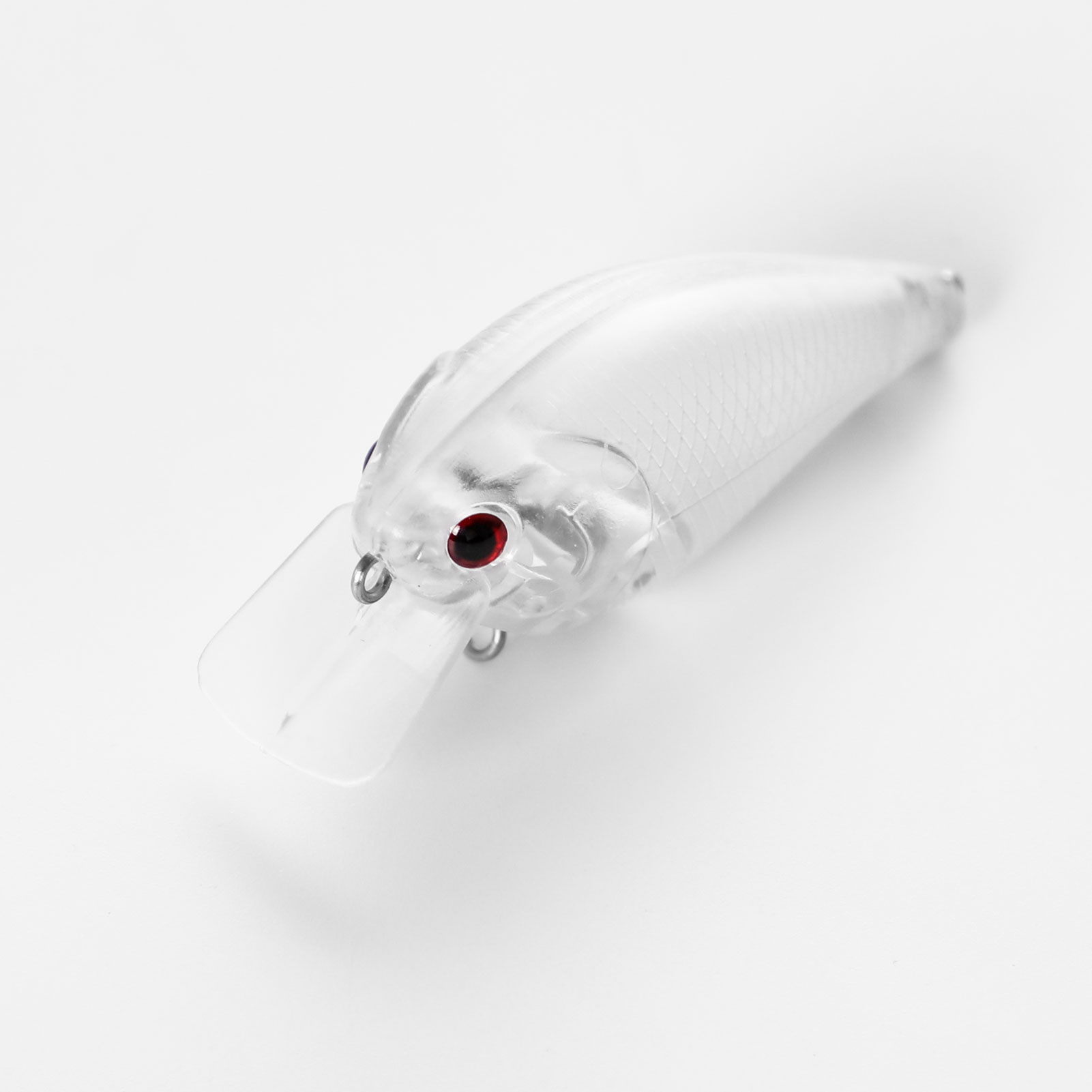 Wholesale Unpainted Fishing Lures Artificial Bait Carp Fishing Wobblers Tackles DIY Lures Clear Blank Crankbaits