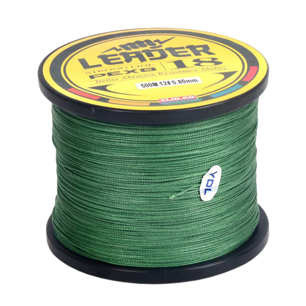 FREE FISHER Super Strong Fishing Line 8 Strands 500M Multifilament PE Line Braided 8-Wave Fishing Wires for Saltwater/Freshwater