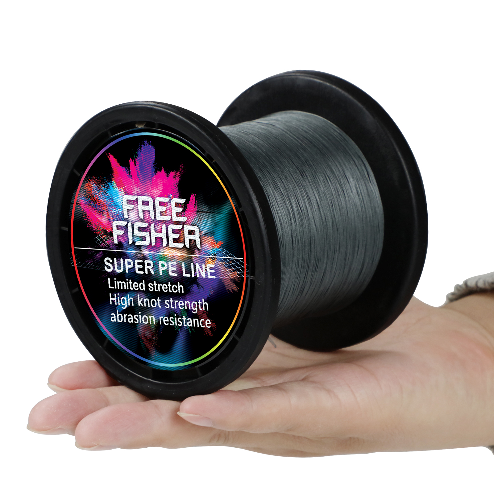 FREE FISHER Super Fishing Braided Line 10-150LB 300m 8 Strands Multifilament PE Braid Wire 0.1-0.7MM Kite Line