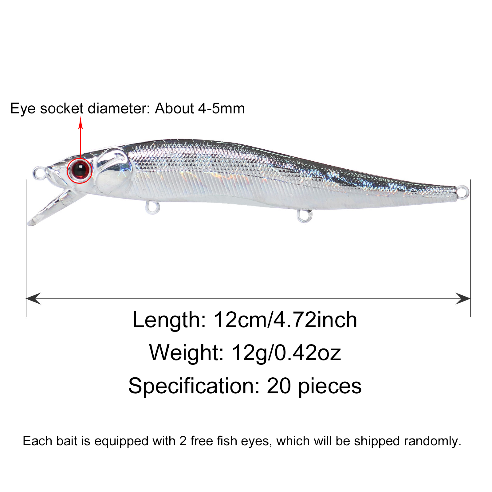 Wholesale Crankbait Hard Fishing Lures Holographic Slow Sinking Jerkbaits