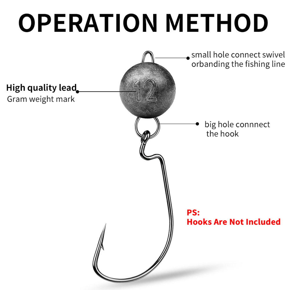 FREE FISHER 20pcs Lead Weights 3-21g Quick Release Crank Hook Fishing Lead Sinker Weight Drop Shot with Pin Fishing Tackle Accessories