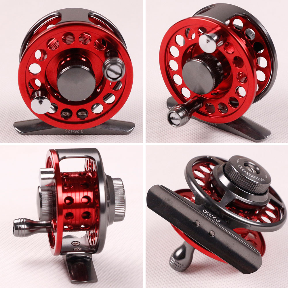 FREE FISHER 23pcs Fly Fishing Combo Bag WF Main Line Nylon 0X-6X Tapered Leaders Braided 50LB Loop Connectors CNC Fly Reels for Ice Fishing