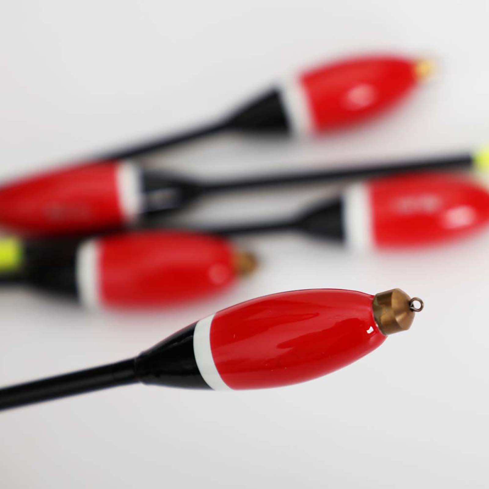 FREE FISHER Fishing Bobbers 5pcs/Set Cork Float Antenna Balsa Wood Lightweight Floats Kit 17.5-18cm Buoyancy 3+2g Floating for Bass/Carp