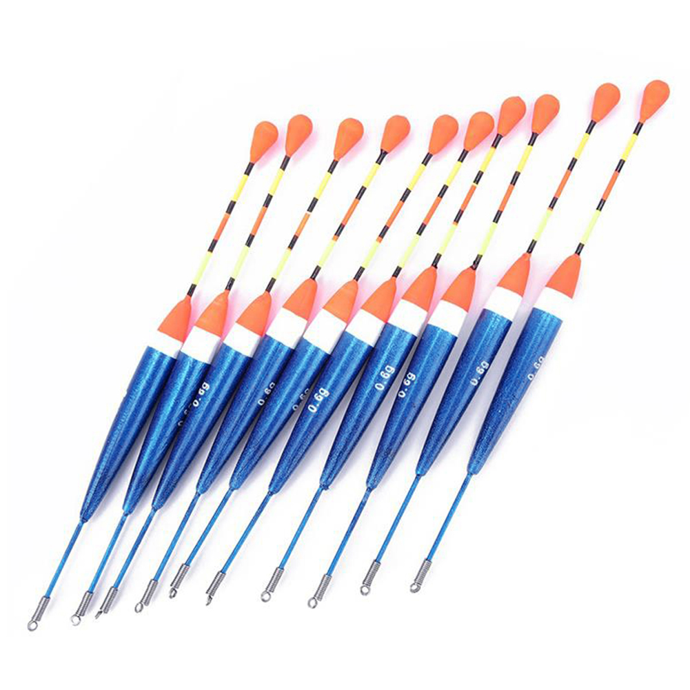 FREE FISHER 10Pcs Collection Fishing Bobbers Cork Floats Kit Antenna Balsa Wood 0.6G 13CM Buoy Fishing Tackle Corchos De Pesca