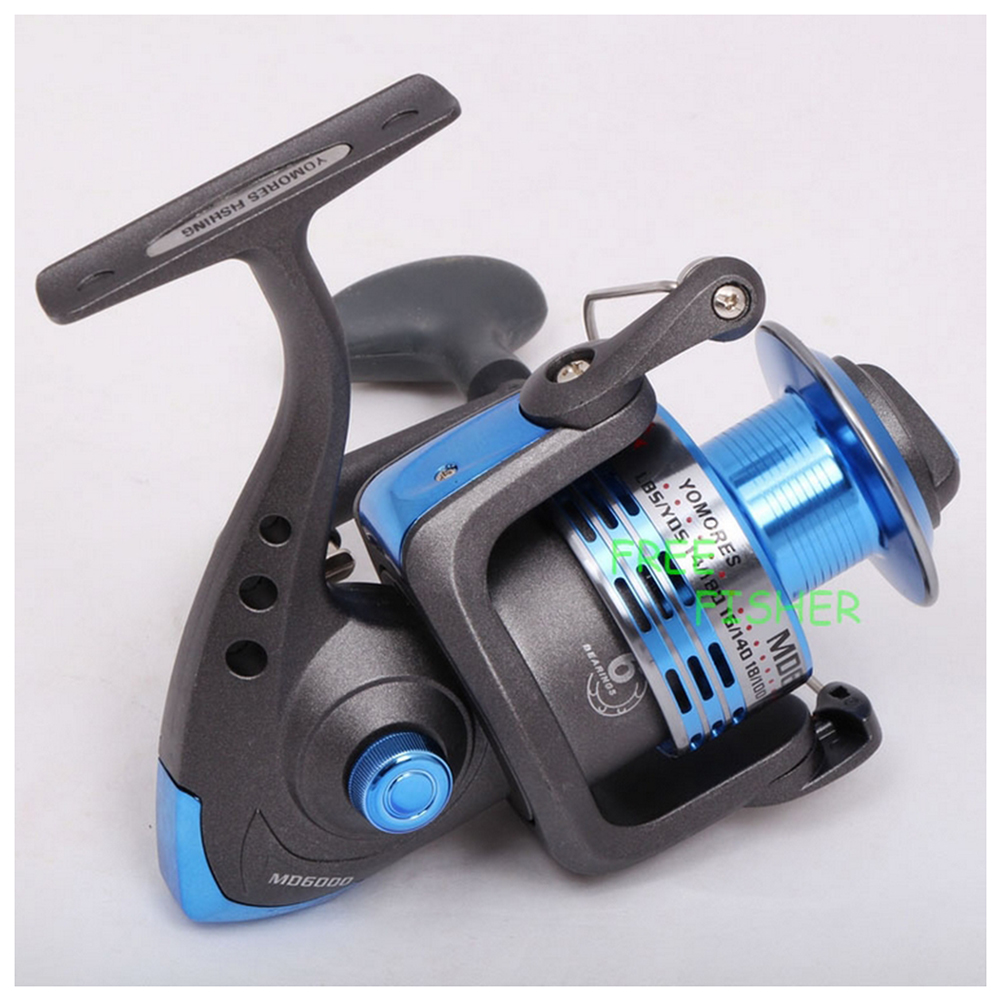 FREE FISHER Spinning Reel Fishing 6BB MD3000-7000 Carp Fishing Bait Ha
