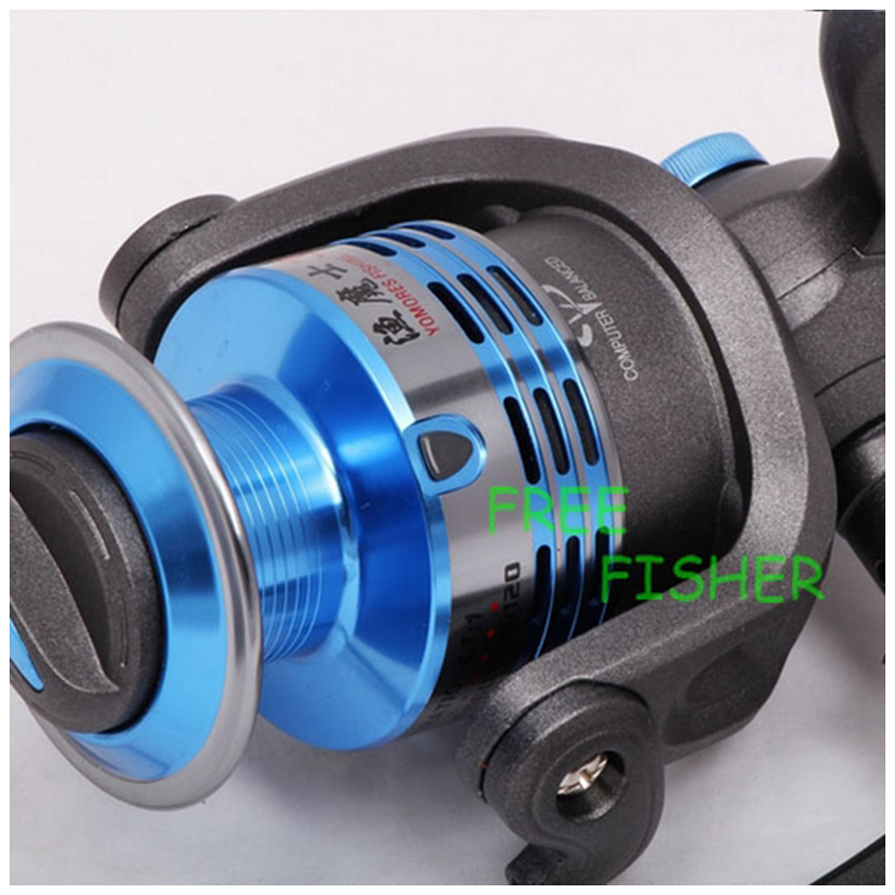 FREE FISHER Spinning Reel Fishing 6BB MD3000-7000 Carp Fishing Bait Ha