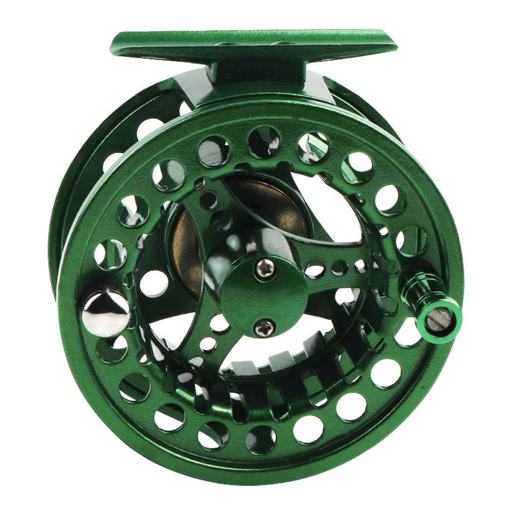 FREE FISHER Fly Reel Cut Fishing Reel Arbor Left/Right Coil Die Casting Aluminium Reel Flywheel Fishing Tackle Ice Fishing Flies Reels
