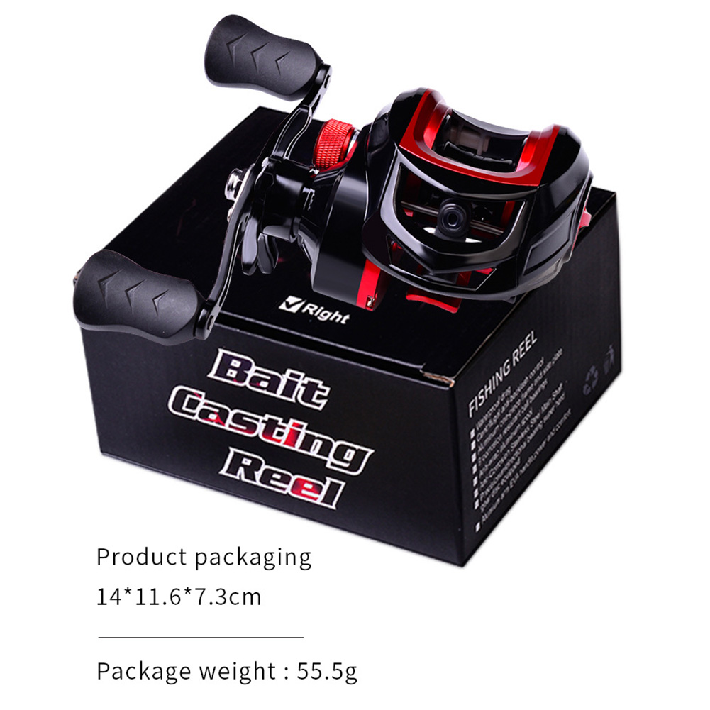 FREE FISHER Metal Drop Wheel Max Drag 10kg 3+1BB Baitcasting Reel 7.2:1 Gear Ratio CNC Wire Cup Plastic Handel Powerful Fishing Wheels Pesca