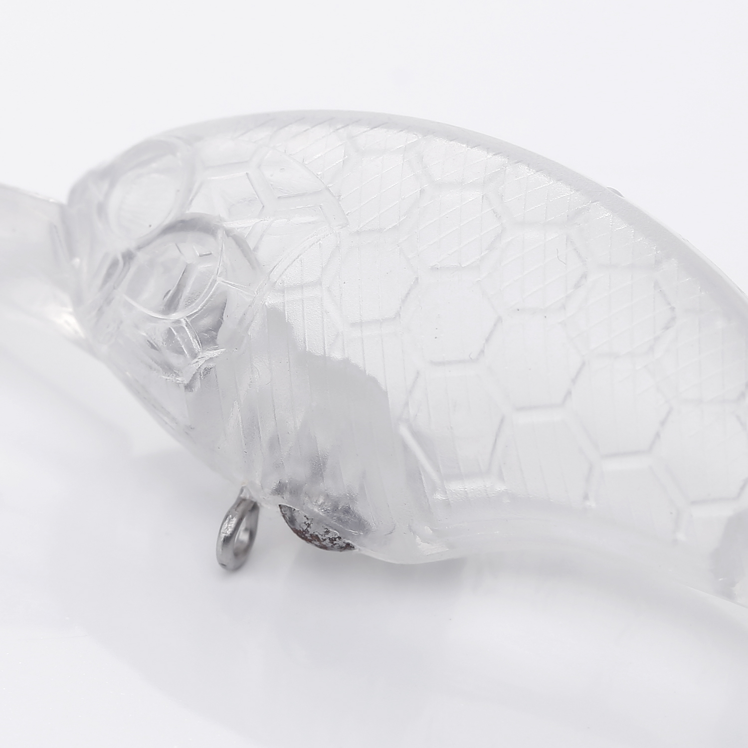 FREE FISHER 20pcs/Set Fishing Unpainted Lures 8.5cm 10g Crankbaits DIY Blank Bait Embryo Clear Plastic Hard Swimbaits with 6mm 3D Eyes