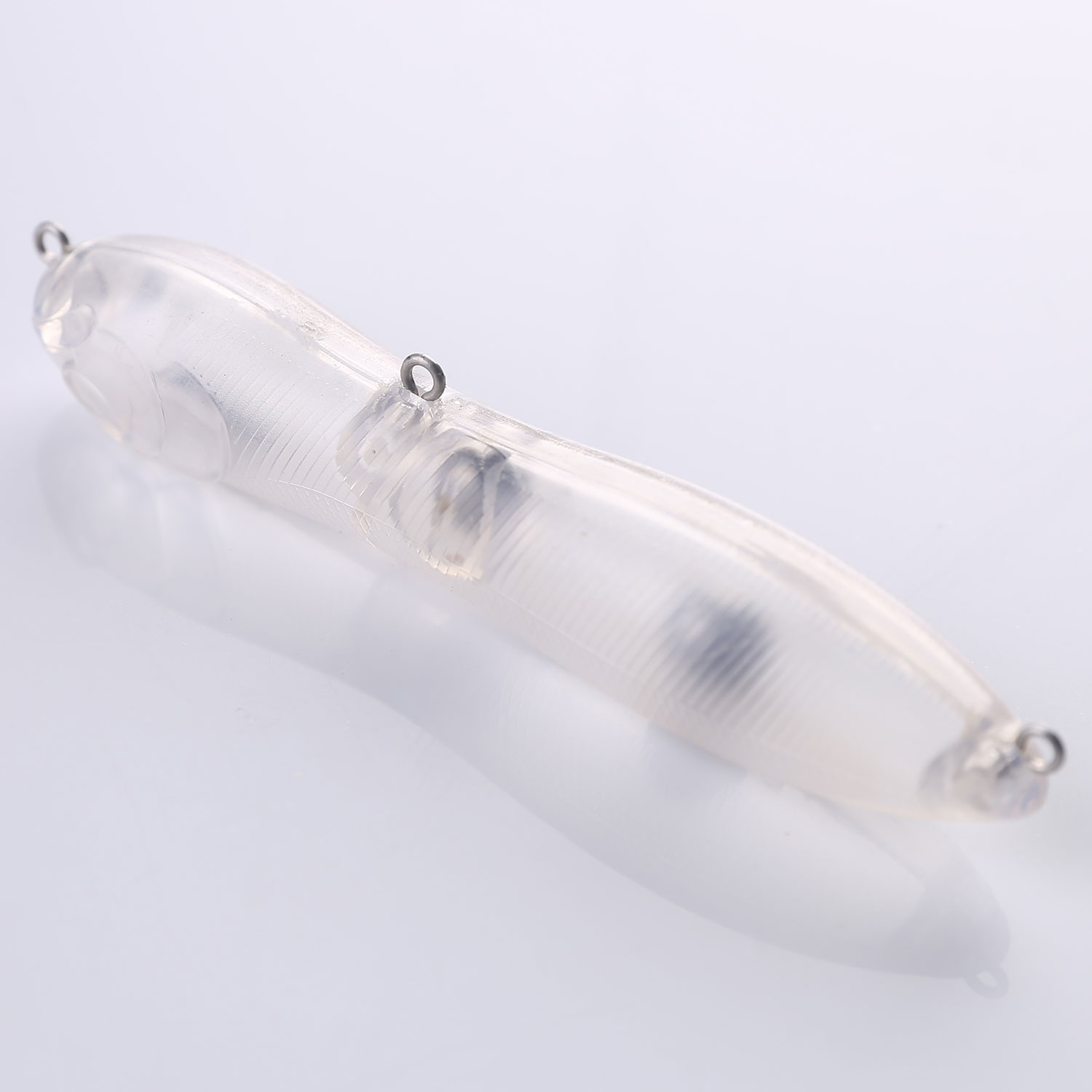 FREE FISHER Wholesale 20pcs/Lot Fishing Baits 10.5cm/14.1g Unpainted Blank Hard Lures ABS DIY Minnows Transparent Artificial Baits Set