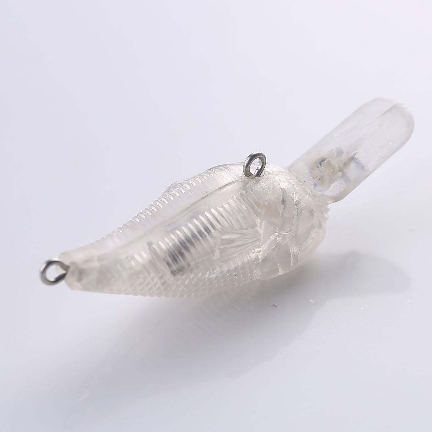 FREE FISHER Unpainted Lures Set 25pcs/Lot 6.5cm 5.7g Fishing Crankbaits DIY Blank Clear Baits Embryo Artificial Baits Wobbler with 3D Fish Eyes